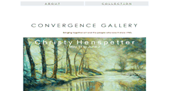 Desktop Screenshot of convergencegallery.com